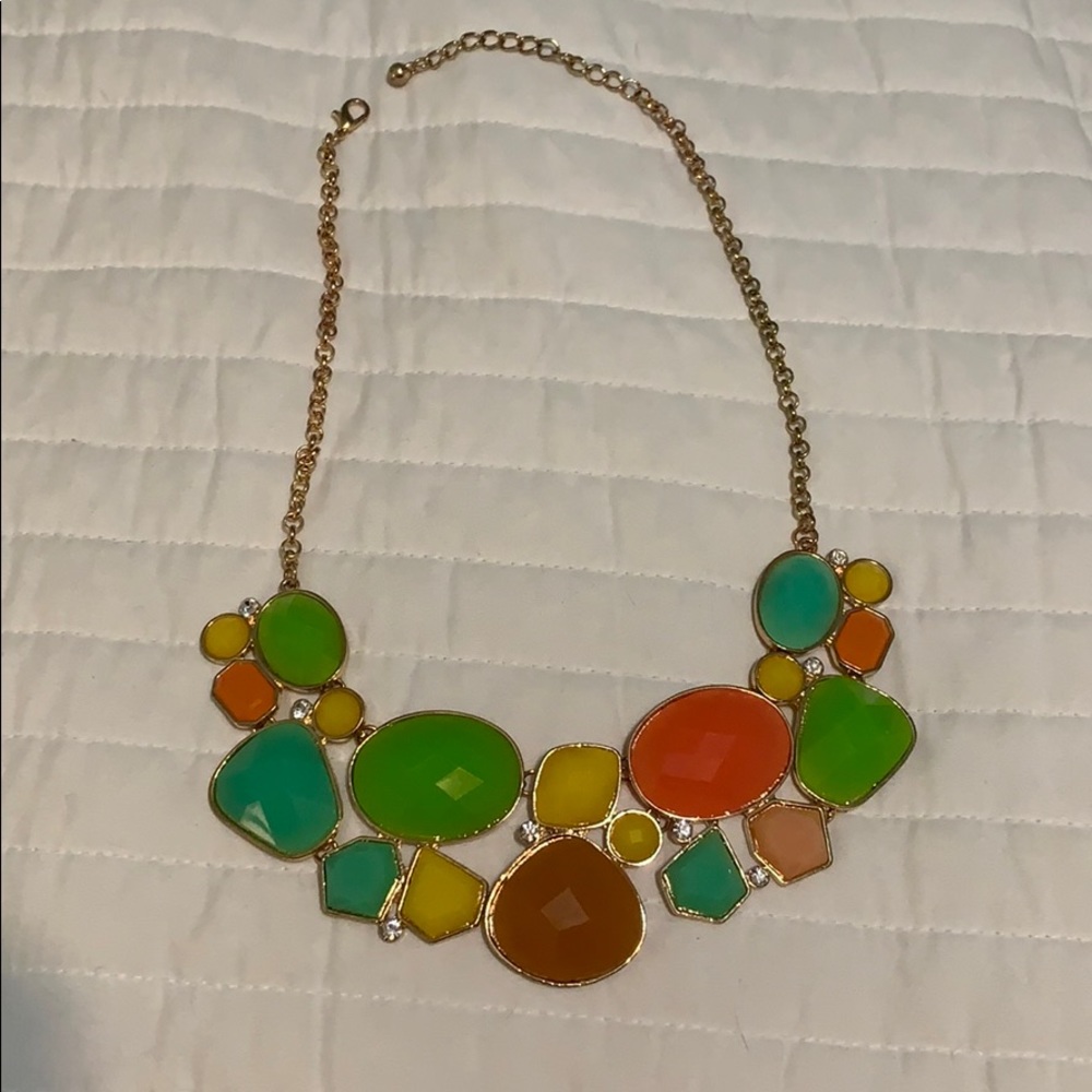Color chunky necklace!